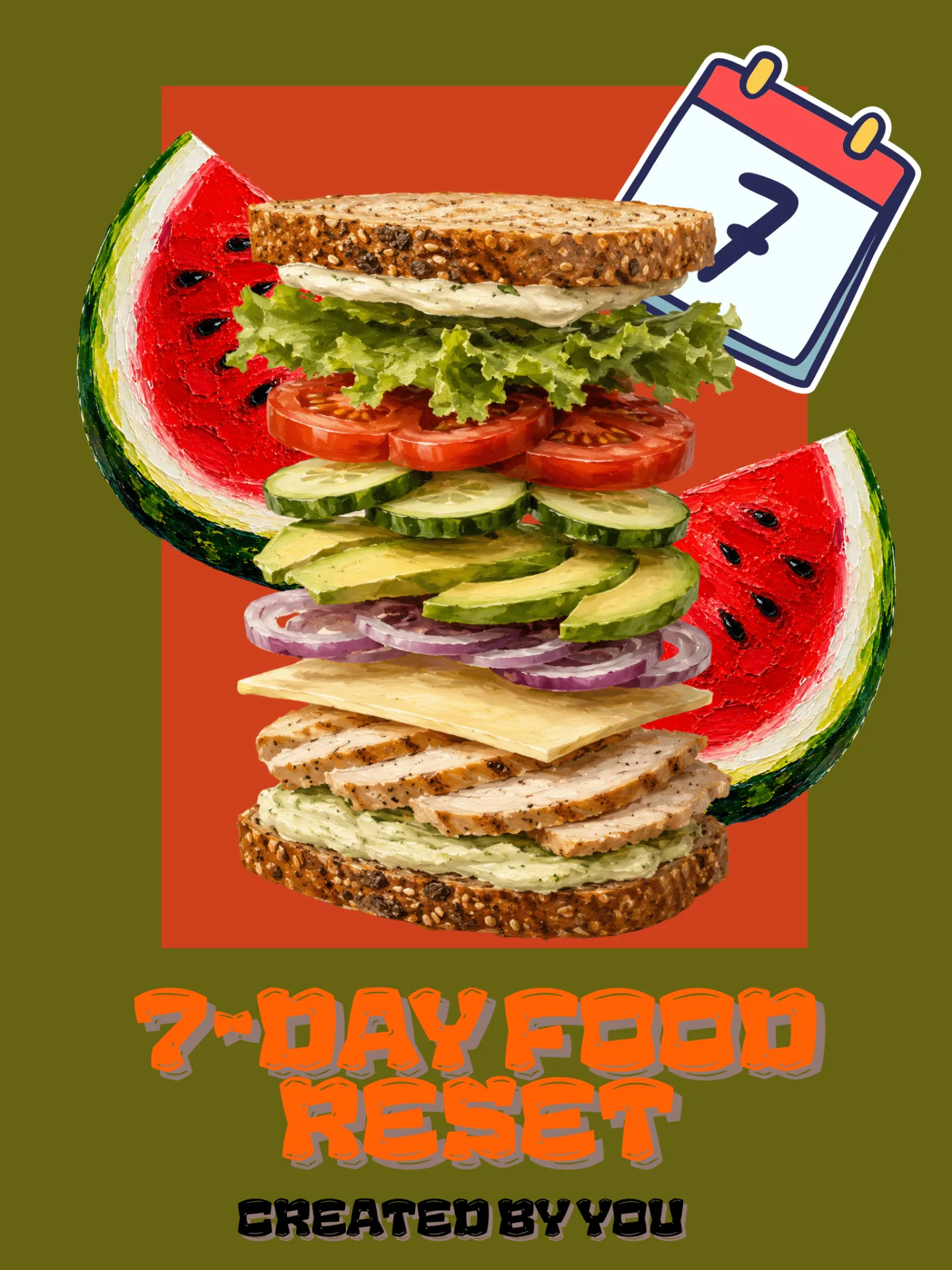7-Day Food Reset sandwich
