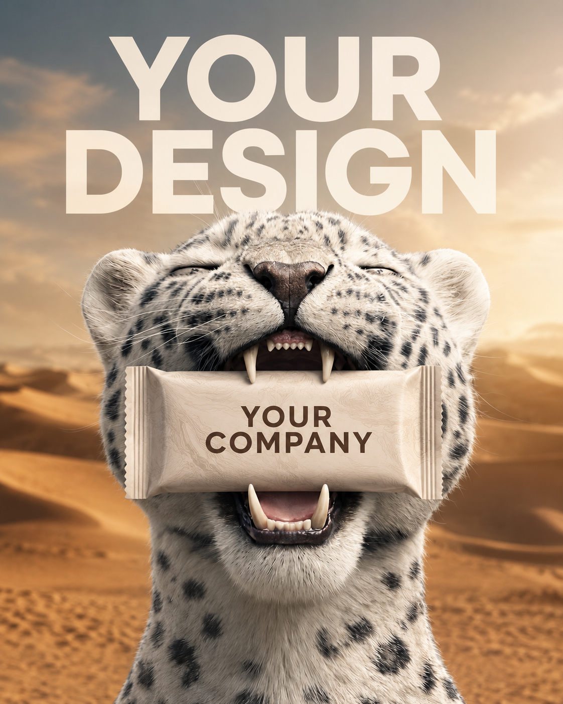 Snow leopard ad
